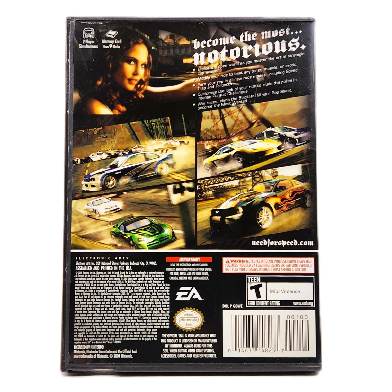 Classic Racing Game – Need for Speed Most Wanted on GameCube