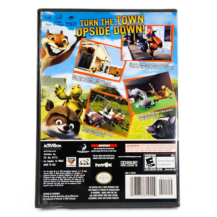 Over The Hedge Nintendo GameCube Very Good - Game Case Rear Artwork