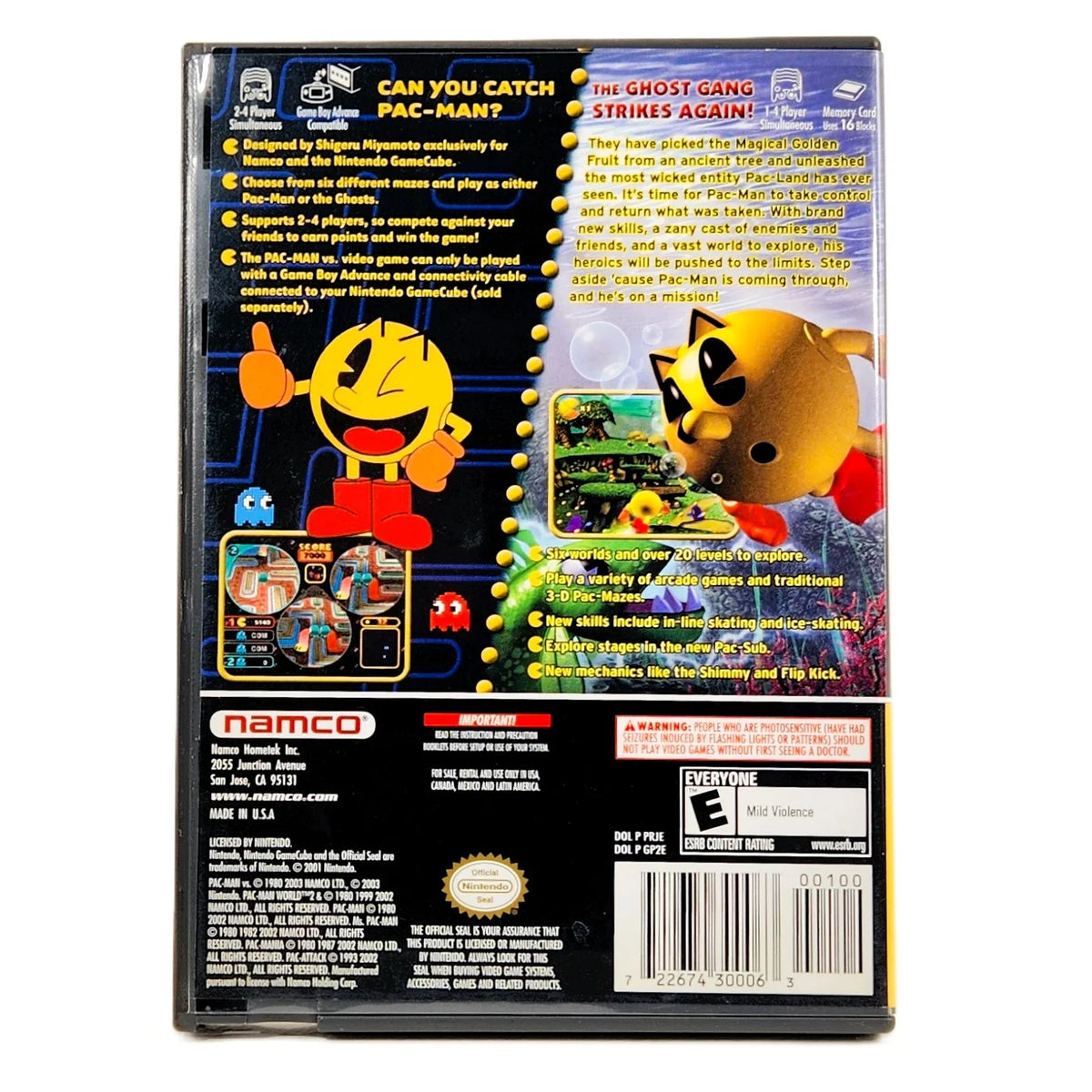 Buy Pac-Man vs & Pac-Man World 2 | Namco | For GameCube| Retro Game Fan