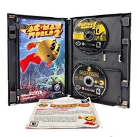 Pacman Vs Pacman World 2 Players Choice Nintendo GameCube Very Good CIB - Both Discs Pac-Man Vs. Instructions And Full Game Manual Inside Authentic Case