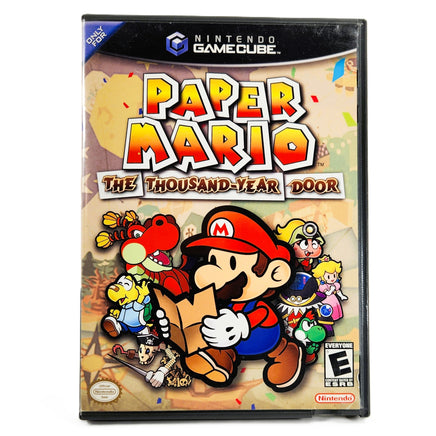Paper Mario Thousand Year Door Nintendo GameCube Good - Front Cover Art Shown