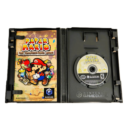 Paper Mario Thousand Year Door Nintendo GameCube Good - Open Case With Disc & Manual