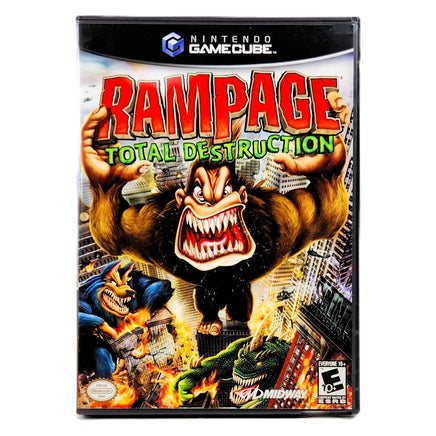 Rampage: Total Destruction - Nintendo GameCube - Original front cover artwork, very good condition
