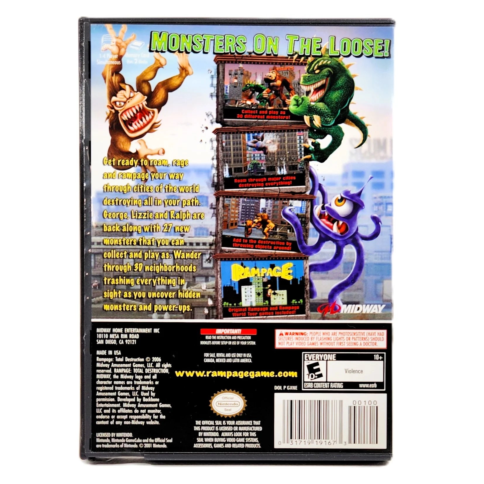 Rampage: Total Destruction – Collector-Grade CIB