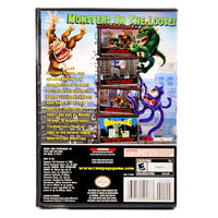 Rampage: Total Destruction - Nintendo GameCube - Back label and barcode area, very good condition