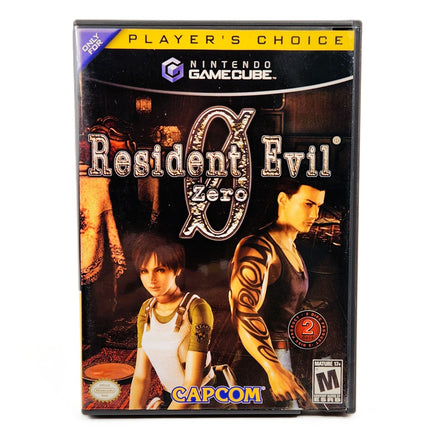 Resident Evil Zero Players Choice Nintendo GameCube Very Good CIB - Front Of Official Game Case