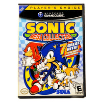 Sonic Mega Collection Players Choice Nintendo GameCube Like New CIB - Retail Front Cover Of Authentic Copy