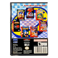 Sonic Mega Collection Players Choice Nintendo GameCube Like New CIB - Back Label And Box Art Close-Up