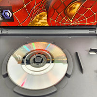 Spider-Man 2 - Nintendo GameCube - Game case with close up view of scratch free game disc surface