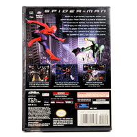 Spider-Man [Player's Choice] Nintendo GameCube - Back cover with game info, good condition