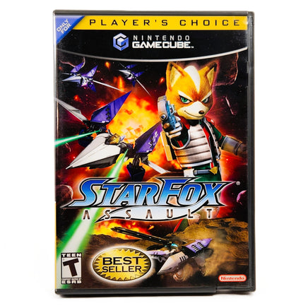Star Fox Assault Players Choice Nintendo GameCube Like New CIB - Front Box Artwork Of Disc Release