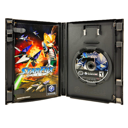 Star Fox Assault Players Choice Nintendo GameCube Like New CIB - Interior View Showing Disc & Manual
