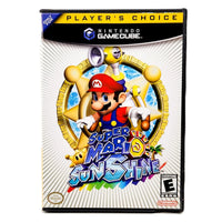 Super Mario Sunshine [Player's Choice] Nintendo GameCube - Front label artwork view, good condition