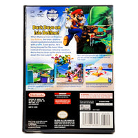 Super Mario Sunshine Nintendo GameCube Very Good - Back label artwork and barcode area
