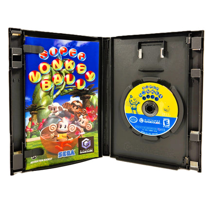 Super Monkey Ball Players Choice Nintendo GameCube Like New CIB - Inside Contents With Disc & Manual