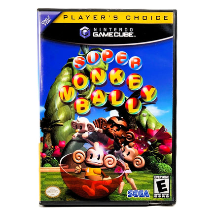 Super Monkey Ball [Player's Choice] Nintendo GameCube - Full front cover image, very good condition