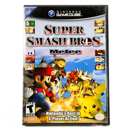 Super Smash Bros Melee Nintendo GameCube Good - Game Case Front Cover