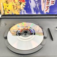 Super Smash Bros Melee Nintendo GameCube Good - Open game case with close up view of scratch free game disc surface