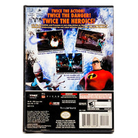 The Incredibles: Rise of the Underminer - Nintendo GameCube - Rear cover art shown, good condition