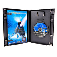 The Polar Express - Nintendo GameCube - Interior view with disc & inserts, very good condition
