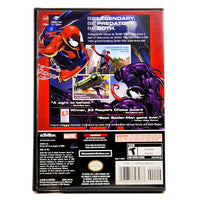 Ultimate Spider-Man [Player's Choice] Nintendo GameCube - Back of case with screenshots, good condition