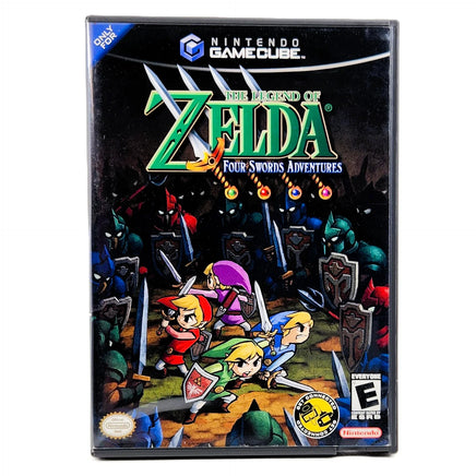 The Legend of Zelda: Four Swords Adventures - Nintendo GameCube - Front box artwork, good condition