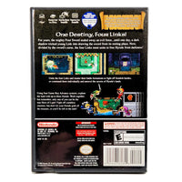 The Legend of Zelda: Four Swords Adventures - Nintendo GameCube - Rear cover design displayed, good condition