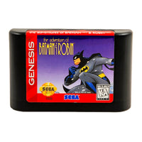 Adventures Of Batman And Robin Cardboard Box Sega Genesis Very Good - Game Cartridge Front
