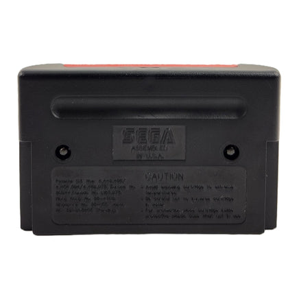 Adventures Of Batman And Robin Cardboard Box Sega Genesis Very Good - Game Cartridge Back