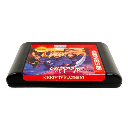Aladdin Sega Genesis Very Good Loose - Top Edge Cartridge Label