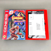 Castlevania: Bloodlines [Cardboard Box] Sega Genesis - Open view of retail box showing contents, like new condition