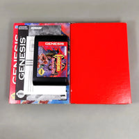 Castlevania: Bloodlines [Cardboard Box] Sega Genesis - Alternate view of retail game box showing the cardboard tray insert back side, like new condition
