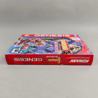 Castlevania: Bloodlines [Cardboard Box] Sega Genesis - Alternate view of right spine on game box, like new condition