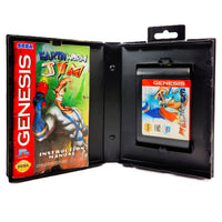 Earthworm Jim Sega Genesis Very Good CIB - Complete In Box Contents Shown Inside Open Case