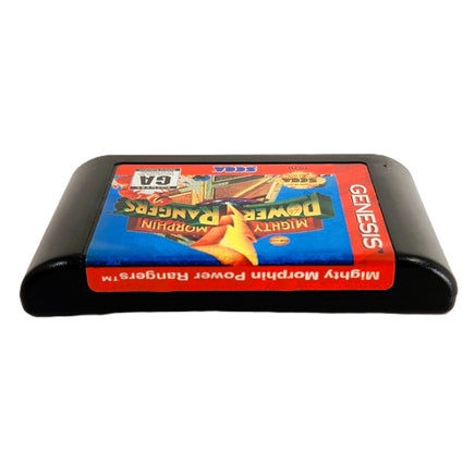Mighty Morphin Power Rangers Sega Genesis Good Loose - Authentic Cartridge Label Shown