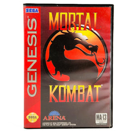 Mortal Kombat Sega Genesis Good - Front of Retail Case
