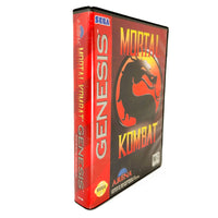 Mortal Kombat Sega Genesis Good - Spine and Front Artwork of Retail Case Shown