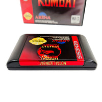 Mortal Kombat Sega Genesis Good - Cartridge Label Shown