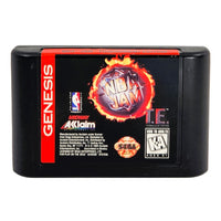 NBA Jam Tournament Edition Sega Genesis Good Loose - Front Of Official Game Cartridge