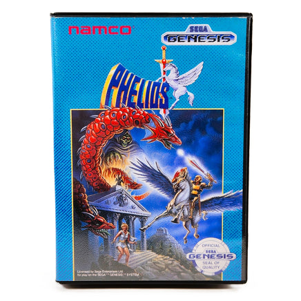 Phelios Sega Genesis Like New CIB - Front Of Authentic Game Box