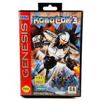 Robocop 3 Sega Genesis Good CIB - Original Box Front
