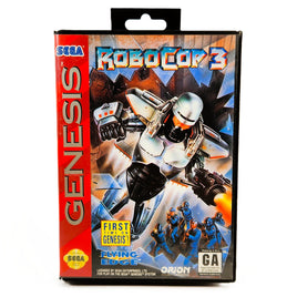 Robocop 3 Sega Genesis Good CIB - Original Box Front