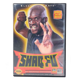 Shaq Fu Sega Genesis Good - Front Cover of Official Retail Case