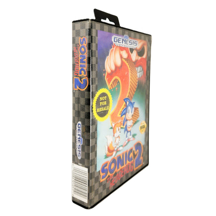 Sonic The Hedgehog Not For Resale Sega Genesis Good - Case Spine and Front Artwork Of Retail Case Shown