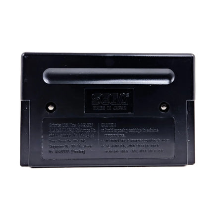 Sonic The Hedgehog Not For Resale Sega Genesis Good - Rear view of Authentic Retail cartridge shown