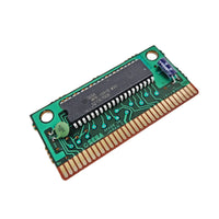 Sonic The Hedgehog Not For Resale Sega Genesis Good - Close up view of authentic game circuit board PCB with SEGA logo visible with cart pins