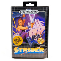 Strider Sega Genesis Very Good CIB - Game Box Front Artwork