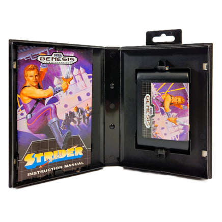 Strider Sega Genesis Very Good CIB - Open Box With Cartridge And Instruction Manual Visible