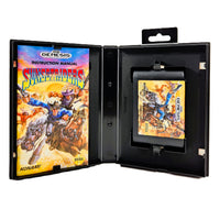 Sunset Riders Sega Genesis Like New CIB - Case Interior View With Game And Insert