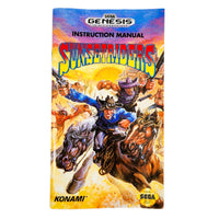 Sunset Riders Sega Genesis Like New - Official Game Instruction Manual